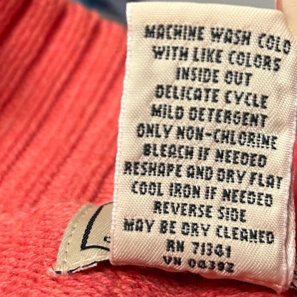 LL Bean Woman’s 100% Cotton Double Zippered Long Sleeve Cardigan 0 BUG4 Size L - Picture 6 of 8